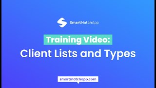 Training Video: Lists and Types