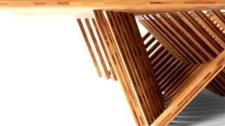 folding furniture Rising Table http://www.robertvanembricqs.com RISING TABLE Inspiration The Rising Table is part of the Rising...furniture formula that finds its