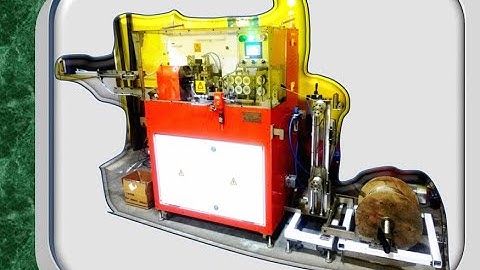 AUTOMATIC WIRE ROPE FUSE  WELD CUTTING AND TWIST TAPERING MACHINE FOR MULTI STRANDED STEEL WIRES