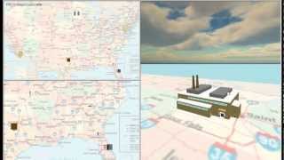 Arena 3D Example - Supply Chain