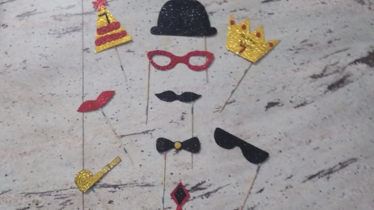 Easy DIY birthday photo props ideas!!!! (PART - 2)