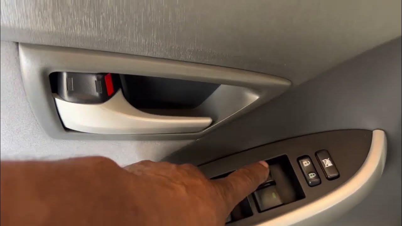 2011 Toyota Prius how to calibrate windows after changing small battery