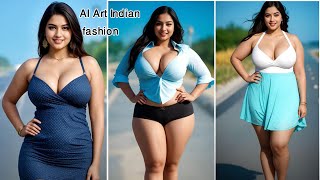 HD AI Art Indian fashion  highway  style Lookbook Model walking on the Highway - Comedy life history