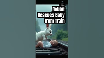 Rabbit RescuesBaby|AI ShortVideos #ai #animals #animeshorts #movie #trending #cute #rabbit #anime