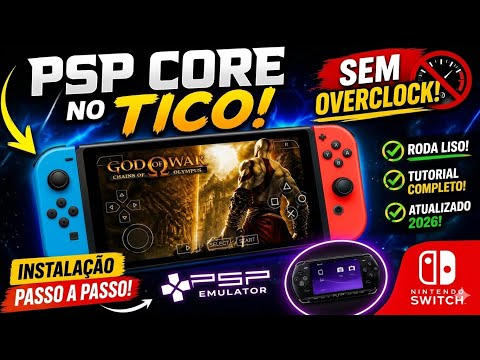 HOW TO INSTALL PSP CORE on Nintendo Switch (No Overclock) 2026