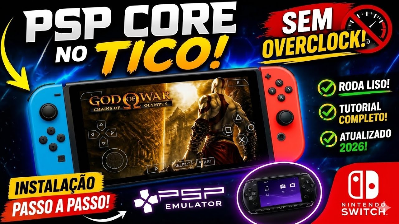 Nintendo Switch psp HOW TO INSTALL PSP CORE on Nintendo Switch (No Overclock) 2026