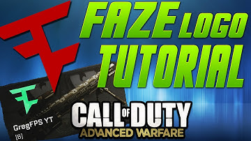 "FAZE CLAN EMBLEM TUTORIAL" - CALL OF DUTY ADVANCED WARFARE