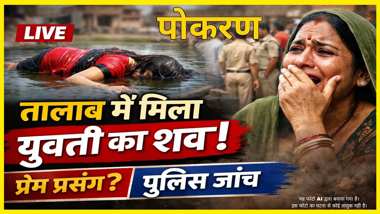 पोकरण में तालाब से युवती का शव, सनसनीखेज मामला