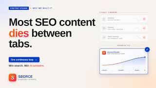 We Replaced 4 SEO Tools With One Continuous Loop - SEORCE Content Studio #seo  #aicontent