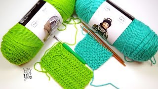 Walmart Brand Yarn VS Red Heart Super Saver - Review and Comparison | Yay For Yarn