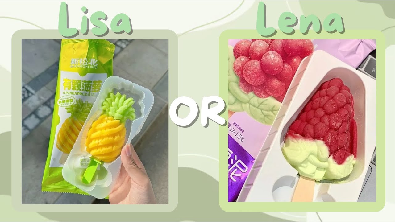 Лиза или Лена || выпуск про уличную еду 🍡