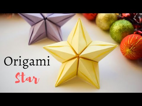 Video: Hvordan Man Laver En Krans På Et Juletræ Fra Origami-stjerner