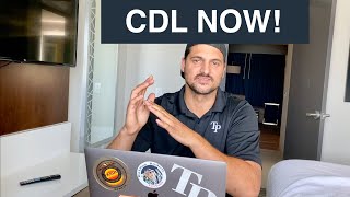 Get Your CDL before FEBRUARY of 2022
