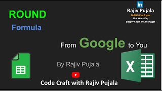 14. Master ROUND Function in Excel & Google Sheets | Simplified by a Googler