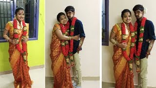 Sembruthi Serial Umajennywedding Reception Stills With Lover Saravanan