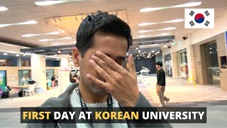 FIRST DAY AT A KOREAN UNIVERSITY | LIFE IN KOREA VLOG