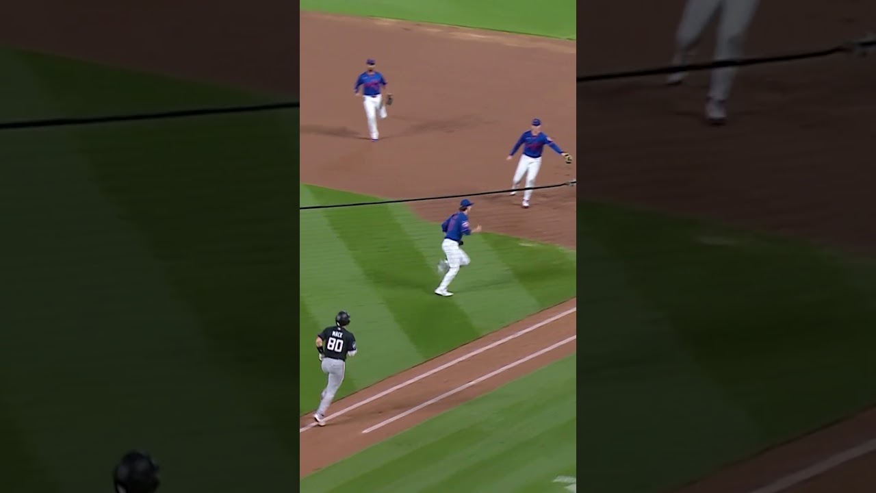 Nolan McLean takes it himself for the out 👏 #mlb #baseball #mets #sports #highlights #miami #marlins