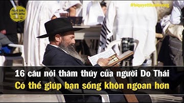 Những câu nói đáng suy ngẫm của người Do Thái.