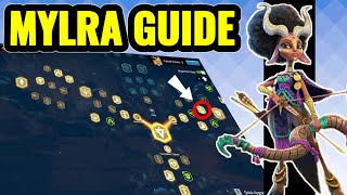 call of dragons - MYLRA GUIDE | new Best low investment Archer talents warpets artifacts 