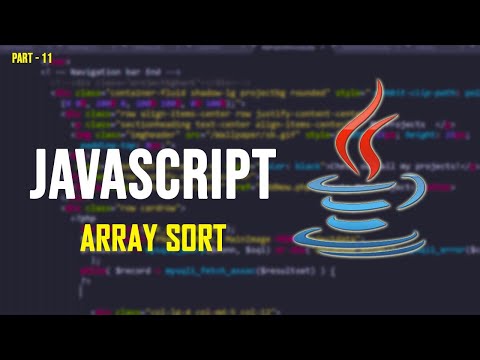 JAVASCRIPT Beginners Tutorial – JAVASCRIPT – ARRAY SORT.