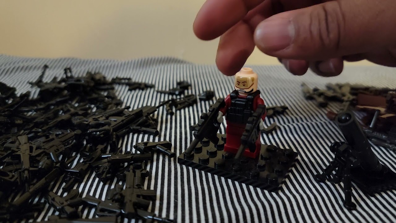 Knockoff brickarms guns and accessories from "Wish"