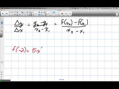 Slope of a Secant that joins two Points Grade 12 Advanced Functions Lesson 2 1 1 27 13