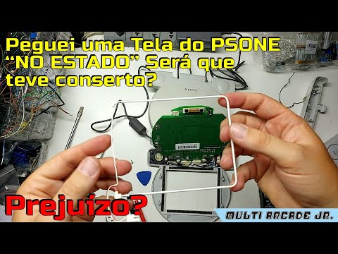 Peguei uma Tela do PsOne sucata, será que teve conserto? Levei prejuízo?