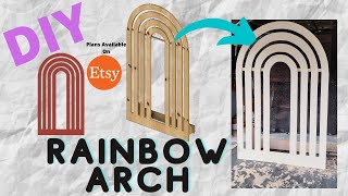 Rainbow Arch Backdrop DIY