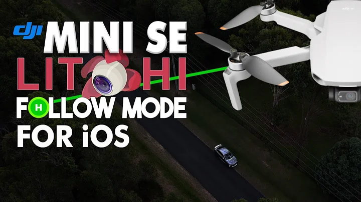 DJI Mini SE Following A Car | Litchi Follow Me Mode For iOS | DansTube.TV