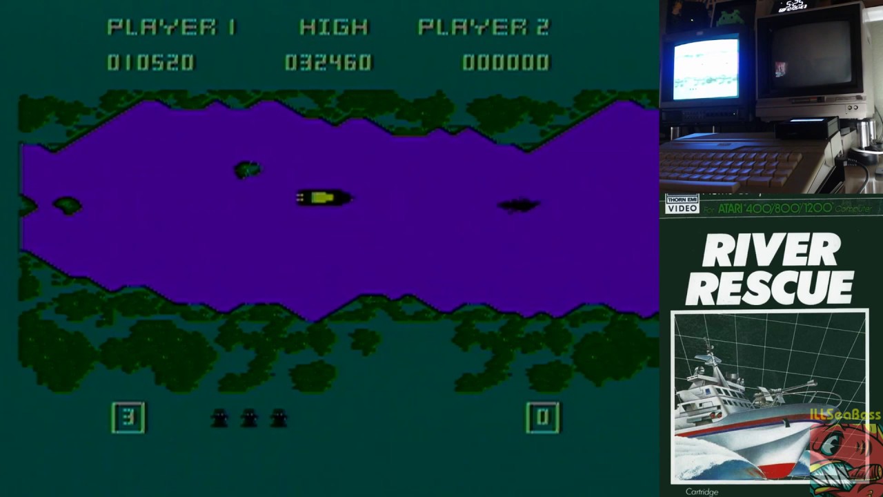 River Rescue [ATARI 8-BIT] 52,930 - YouTube