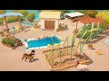 Diy Tractor making mini Farm Diorama |cow house #water supply for plant |Animals video #99