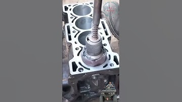 cylinder block on drill honing amazing -Good tools and machinery make work easy