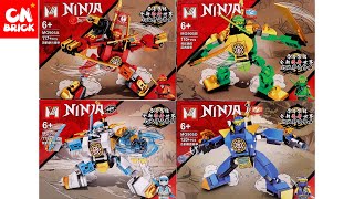 Unoffical LEGO NINJAGO MECH ROBOT 4 BOXES SET MG905 UNOFFICAL LEGO SPEED BUILD screenshot 2