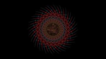 Rotating quantum vortex / Vortice quantistico rotante