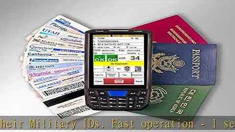 IDVisor Smart V2 ID Scanner - Drivers License and Passport Age Verification & Customer Management +