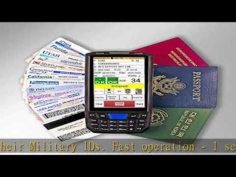 Portable Smart ID Scanner For Bars, Clubs, And Other