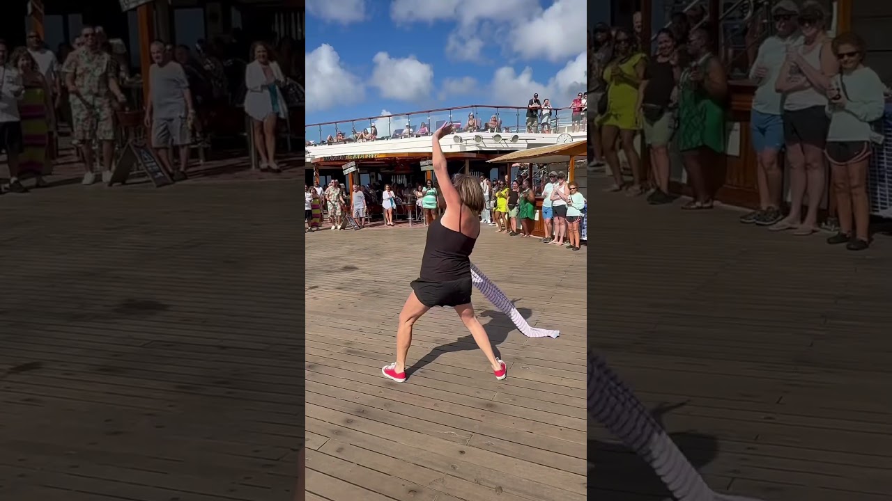 No shame on the lido deck! #cruise #carnivalcruiseline #cruiseship #carnivalconquest #noshame