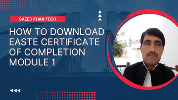 How to download QAED certificate if both Certificates are Restricted | QAED EaSTE Module 1