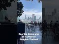 Roof Top Dining area in ICONSIAM Bangkok Thailand - Great Views - HOBS ICONSIAM