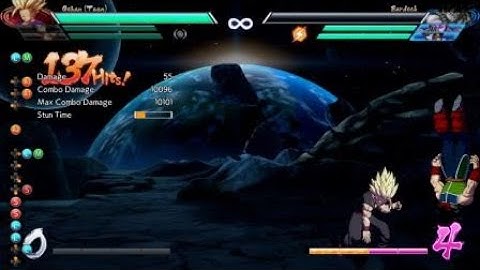 DRAGON BALL FighterZ my black Goku sparking combo