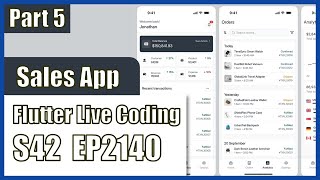 [Flutter] Flutter Live Coding EP2140 (Sales App UI Part 5)