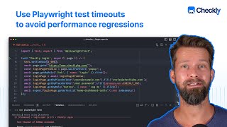 Spot performance regressions with Playwright test timeouts