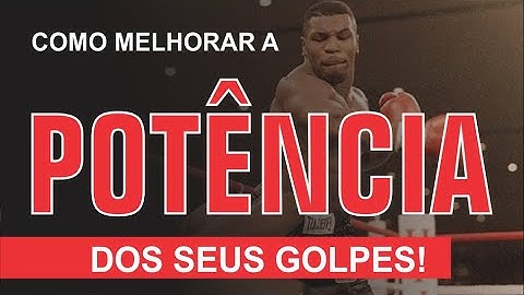 Como melhorar a potência do seu golpe no boxe!