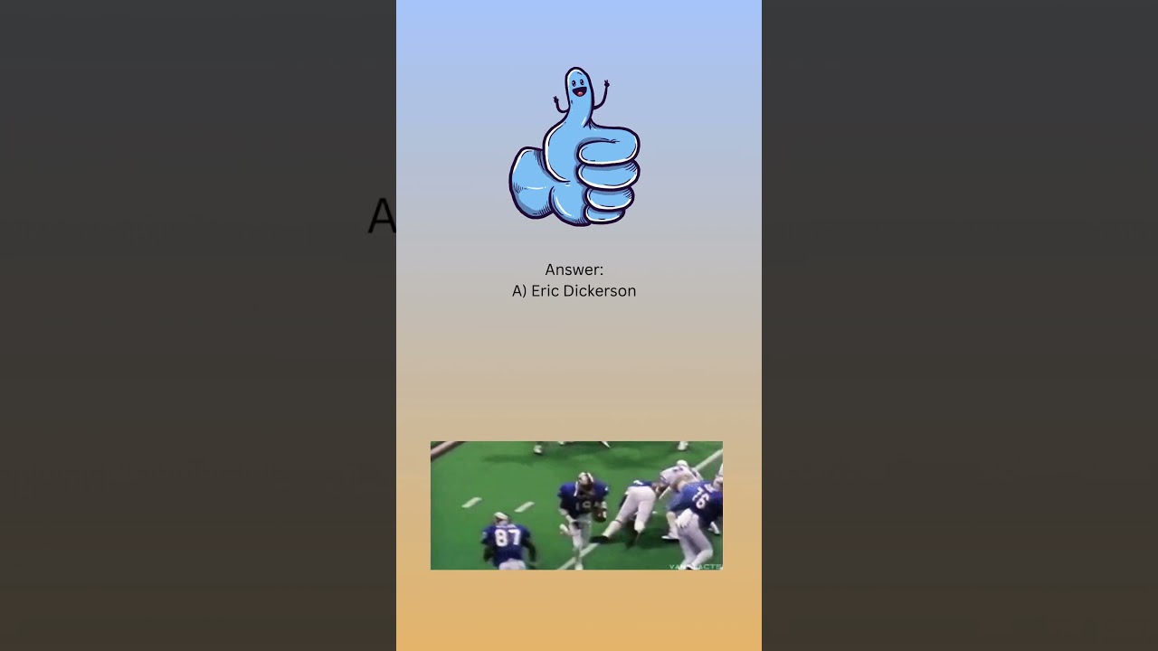 Rushing Royalty: NFL's Single-Season Yards Record! Guess the Legend! 🏈👑 