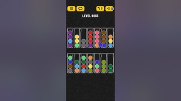 Ball Sort Puzzle Level 9883 / Water Sort Puzzle Level 9883  / all the same