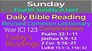 2025.March. 30. SUNDAY, Fourth Sunday in Lent: Revised Common Lectionary Year [C]-123