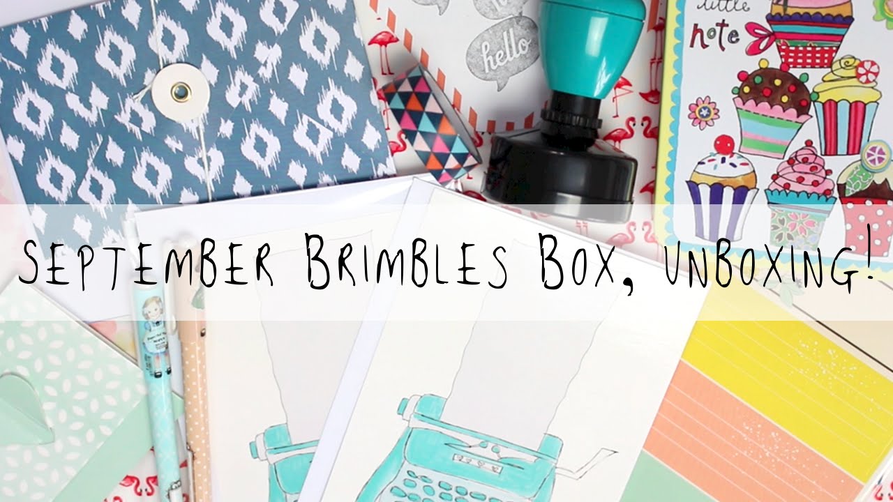 September Brimbles Box, unboxing! 2015 | MyGreenCow