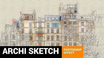 Architectum 3 - Archi Sketcher Photoshop Action Tutorial
