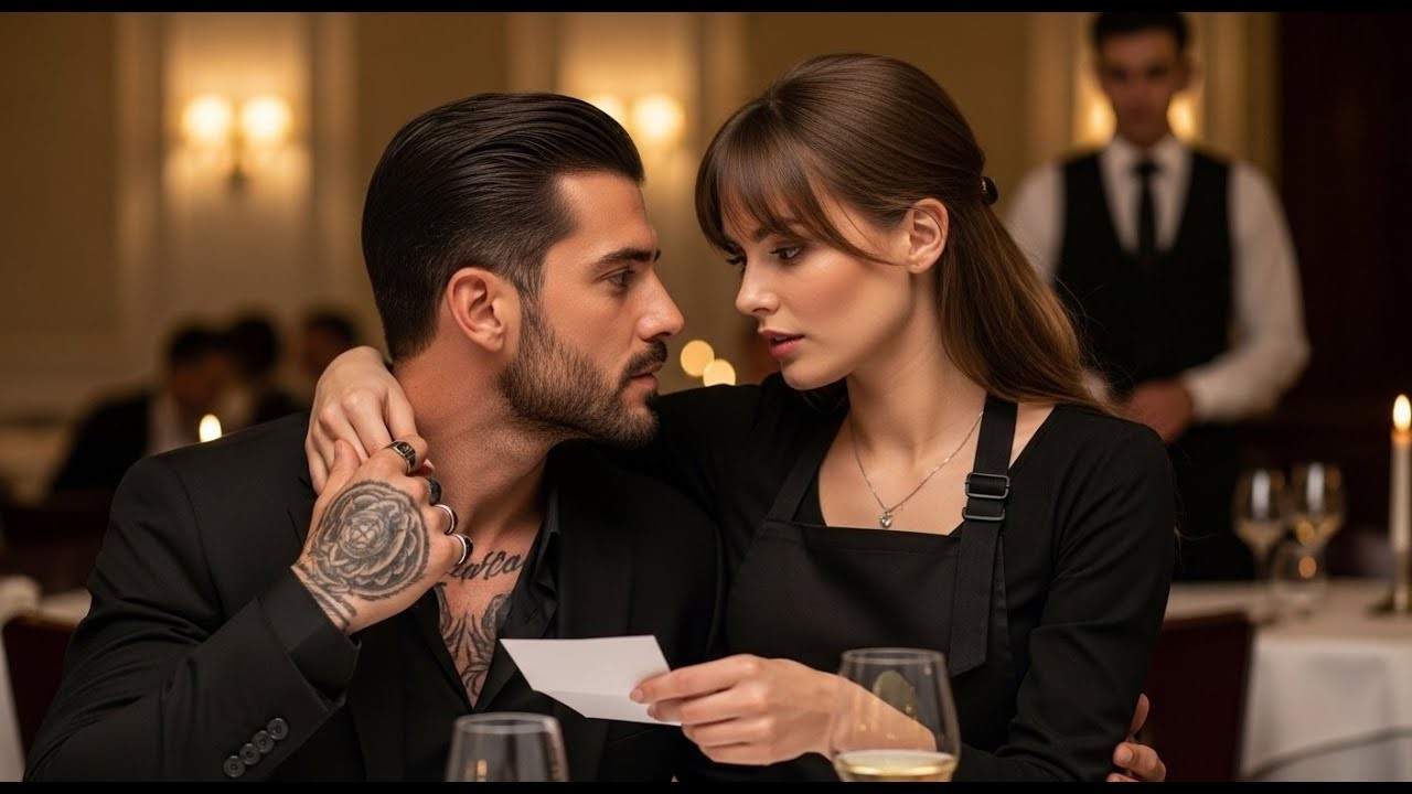 She Slips the Mafia Boss a Note: “They’re Watching—Act Normal.” He Grabs Her Wrist