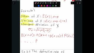 3.4 Binomial probablility distribution: Math 2930: Intro to Probability & Statistics for Engineers